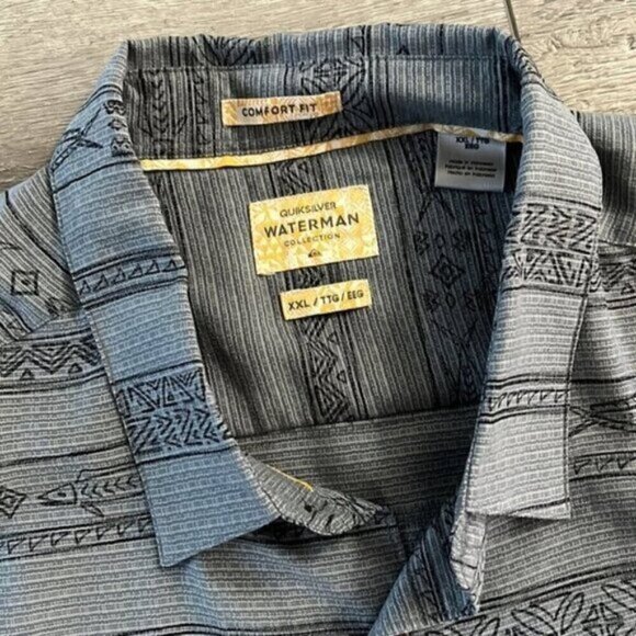 QUIKSILVER waterman collection mens shirts size XXL - Picture 3 of 7